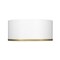 Z-Lite Arlo 2 Light Flush Mount, Matte White & Rubbed Brass 2303F2-MW-RB - alternate 6